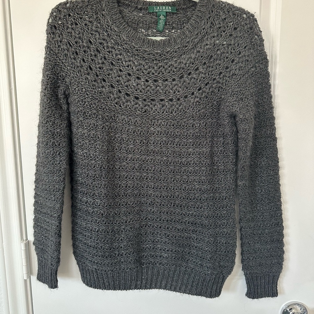 Ralph Lauren Wool Long Sleeve Knit Sweater